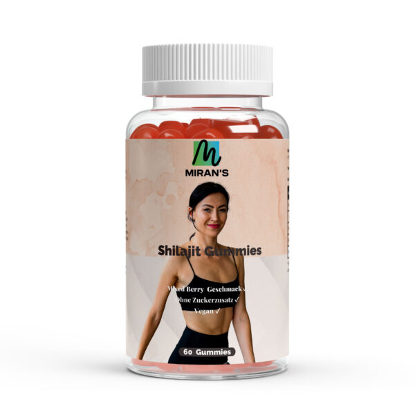 Premium Shilajit Gummies 1000 + Vitamin C,B6, B12 - 60 Stk