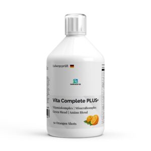 Vita Complete PLUS+ 50 vegane Shots - Fresh Orange - 500ml