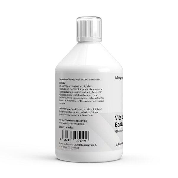 Vita Balance PLUS+ Bakterienkulturen - 33 vegane Lemon Shots - 500ml – Bild 2
