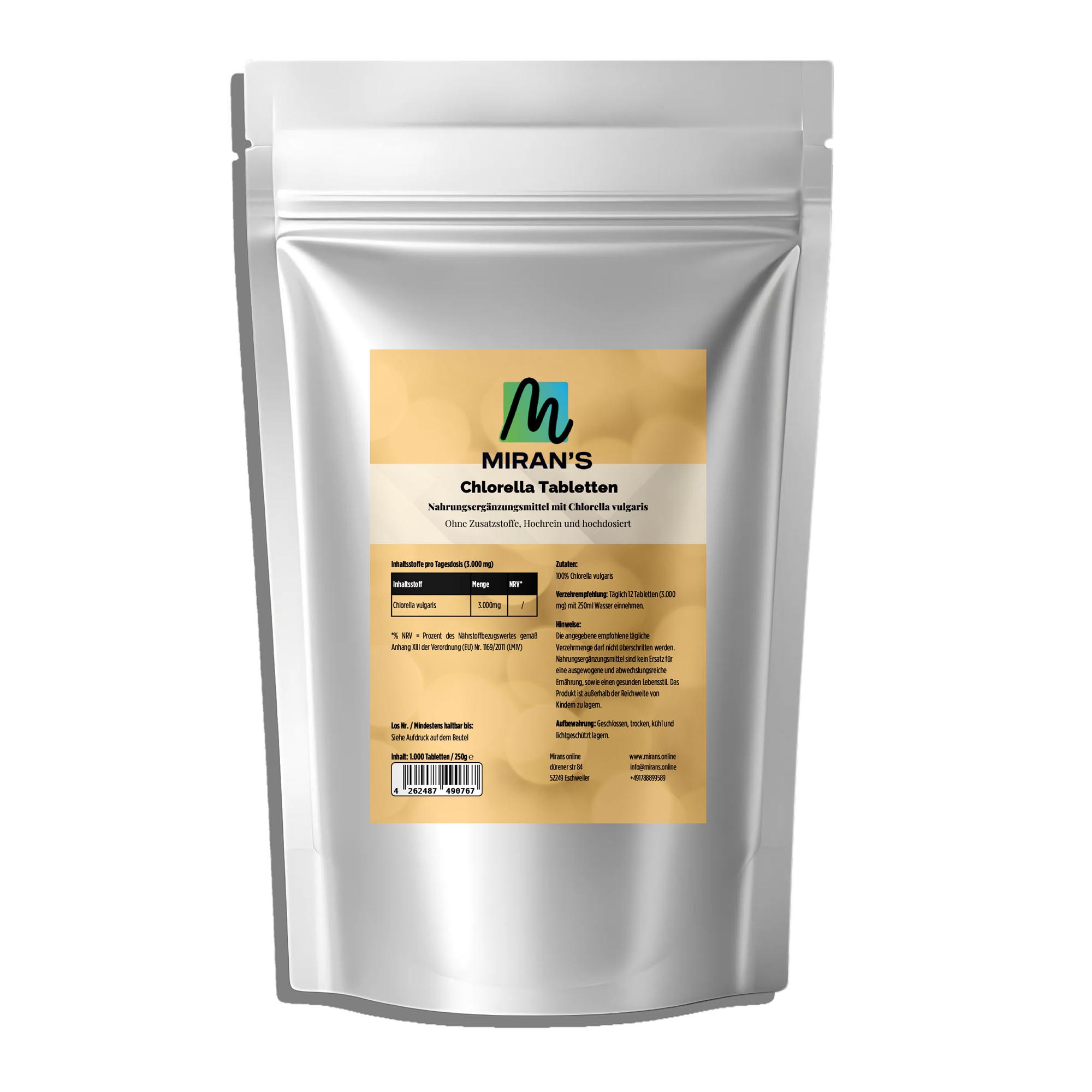 Chlorella - 1000 Tabletten